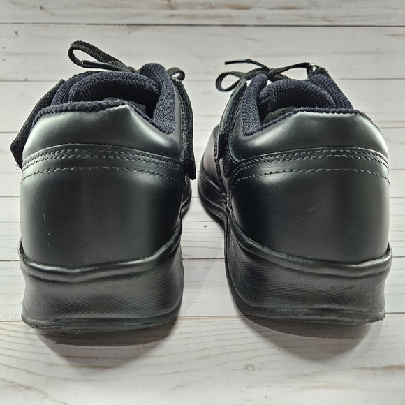 Orthofeet Black Leather Tie-less Loafer Comfort Walking Shoes Mens Size 10 461‎ main image 4